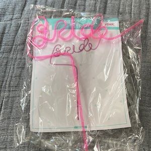 Brand New In Packaging Bride Straw